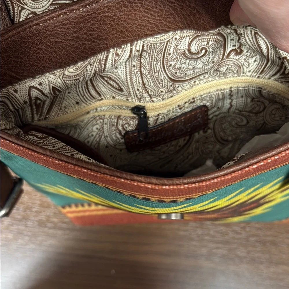 Aztec Pattern Crossbody - Picture 3 of 4